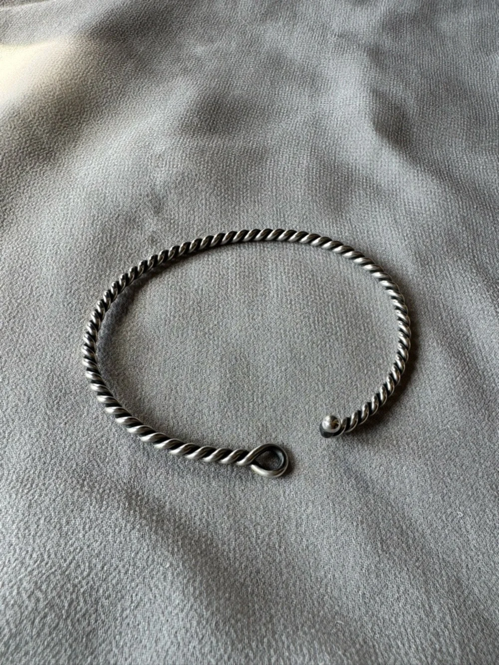 James Avery Twisted Sterling Silver Bracelet 925 - Picture 3 of 7